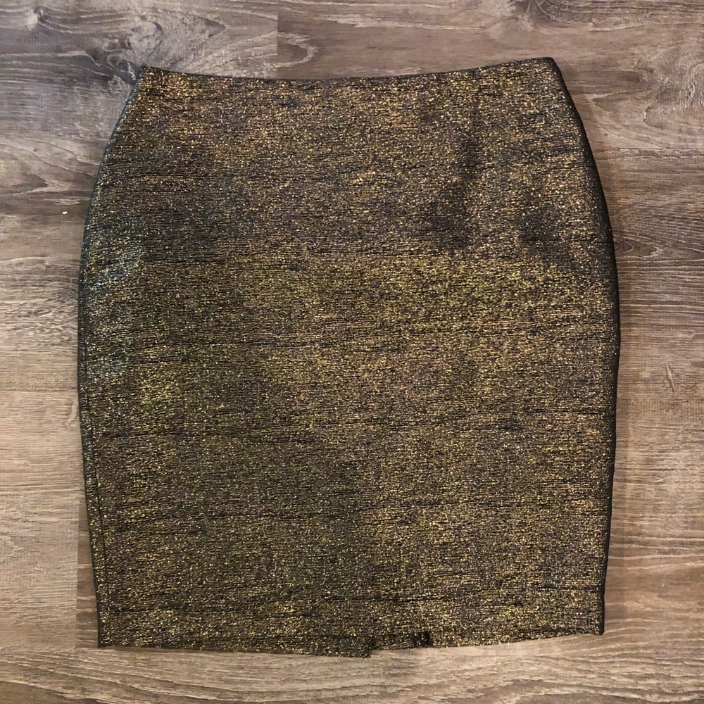Gold skirt